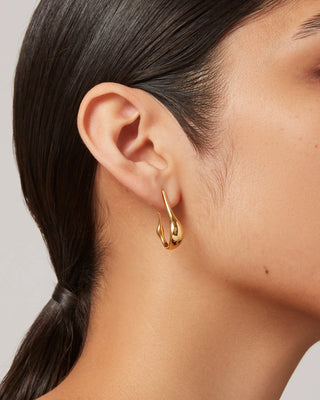 Jenny Bird Mini Colette Hoops - Gold