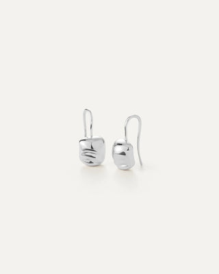 Jenny Bird Rue Drop Earrings - Silver