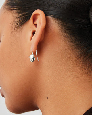 Jenny Bird Rue Drop Earrings - Silver