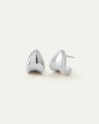 Jenny Bird Mini Paige Puffs in Silver