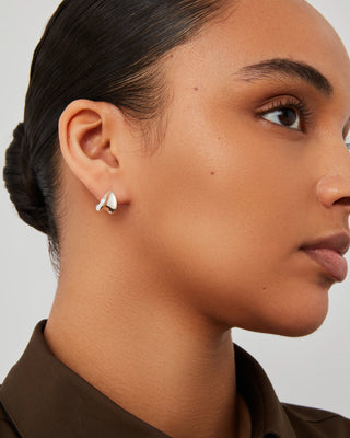 Jenny Bird Mini Paige Puffs in Silver
