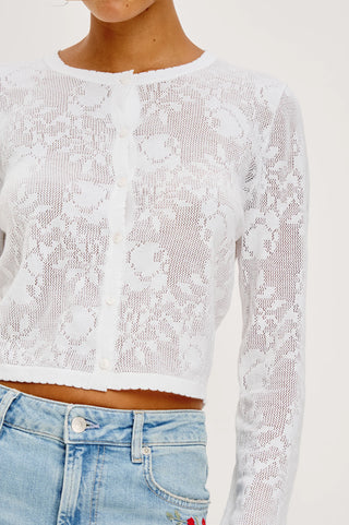 Rails July Cardigan - White