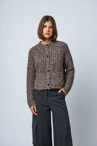 Line the Label Mabel Sweater - Barn Owl