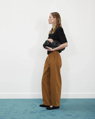 The Horse Benny Fold Clutch in Black