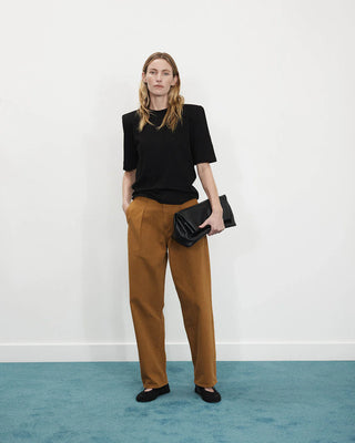 The Horse Benny Fold Clutch in Black