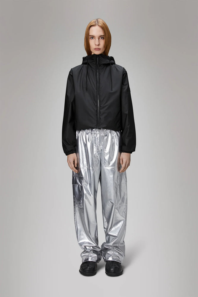 Rains Lohja Short Insulated Jacket in Black MERAKIBOUTIQUE