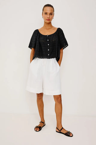 Rails Miller Top - Black Eyelet