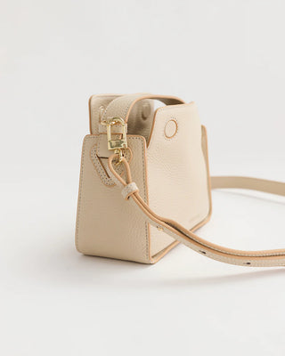 The Horse Mini Clementine Bag in Oat & Gold