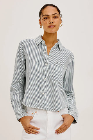 Rails Noa Shirt - Railroad Stripe