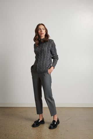 Line The Label Avril Sweater in London Fog