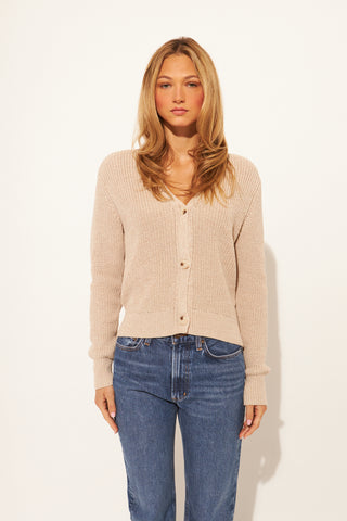 John + Jenn River Cardigan - Light Mocha