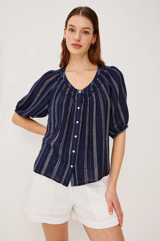 Rails Rix Shirt - Marina Stripe