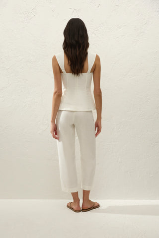 Faithfull Pallida Top - White