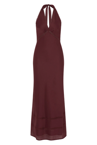 Faithfull Jasmine Maxi Dress - Bordeaux