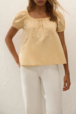 Faithfull Aurelia Top - Daffodil
