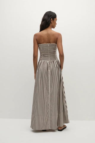 Faithfull Vera Maxi Dress - Norway Stripe Espresso