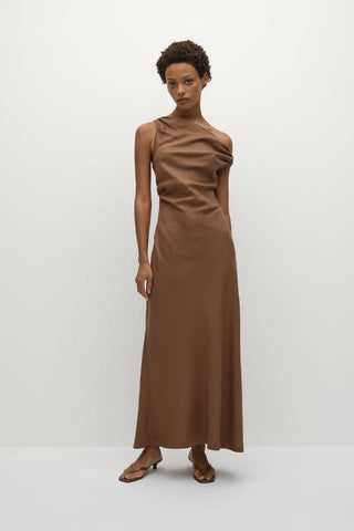 Faithfull the Brand Suis Maxi Dress in Clay