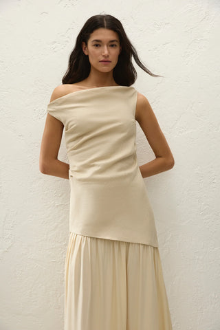 Faithfull Roma Maxi Dress - Panna