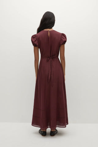 Faithfull Dagny Midi Dress - Bordeaux