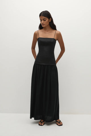 Faithfull Lenise Maxi Dress in Black