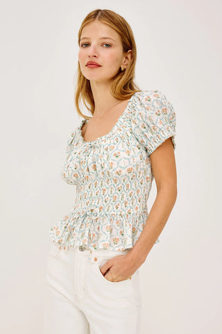 Rails Serena Top - Peach Peony