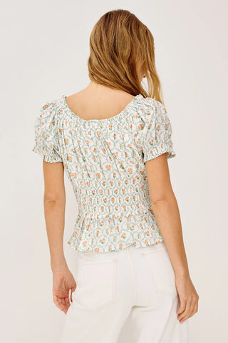 Rails Serena Top - Peach Peony