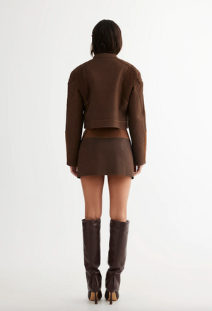 
            
                Load image into Gallery viewer, Lioness Nueve Mini Skirt in Chocolate
            
        