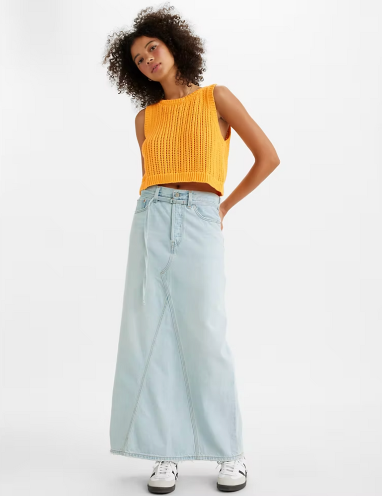 Levi's Iconic Long Skirt with Belt