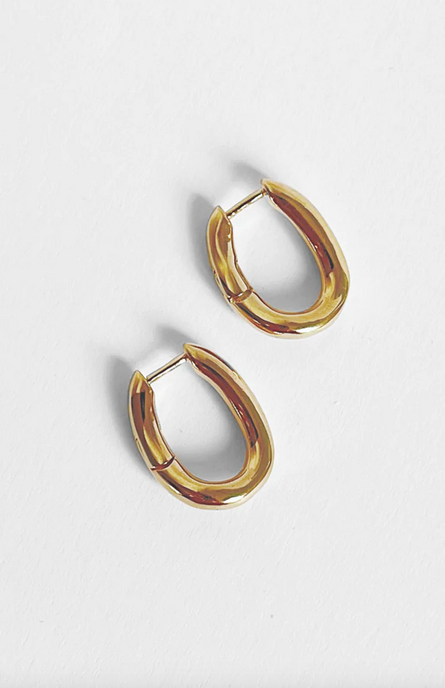 Kara Yoo Gold Ruth Hoops