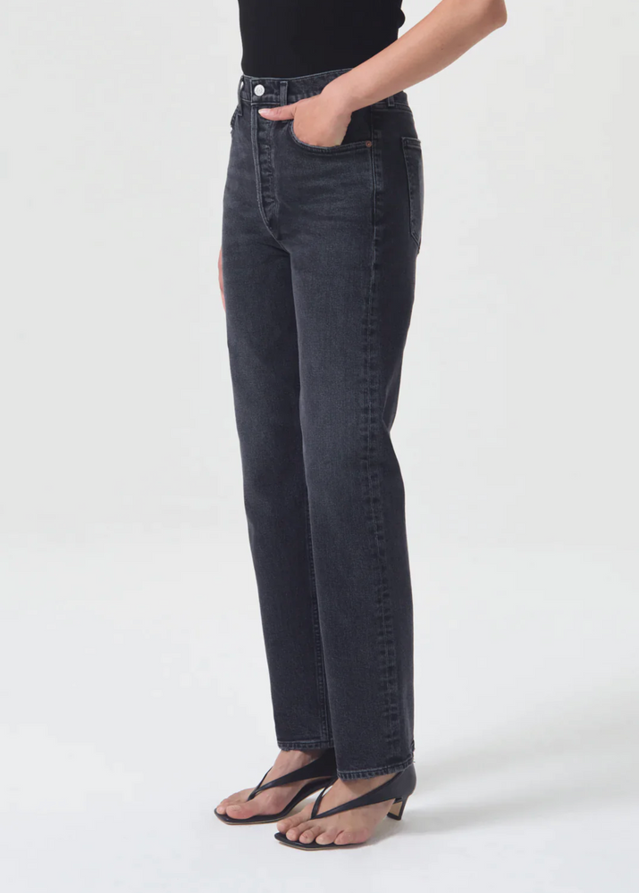 Agolde Stovepipe Jean in Metal