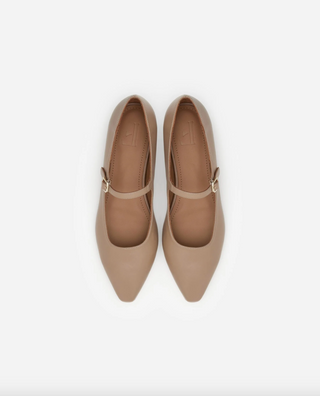 Flattered Camila Leather Ballet Shoe