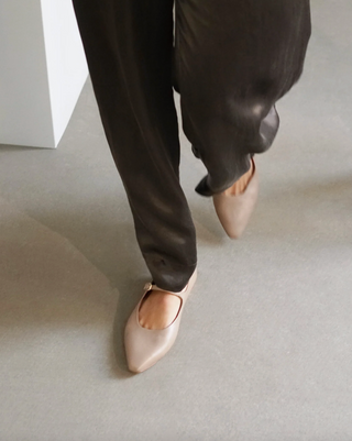 Flattered Camila Leather Ballet Shoe