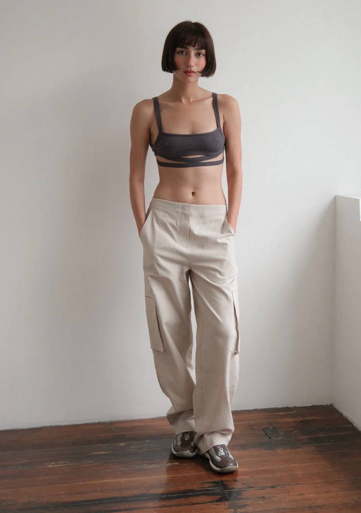 Geel Jinu Cargo Pant in Ivory