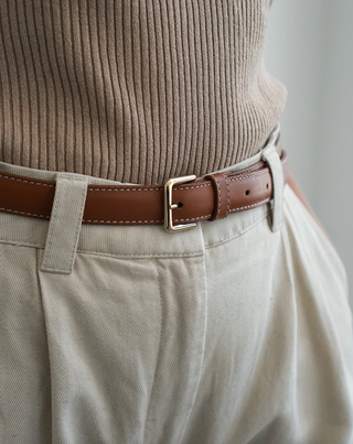 Flattered Barbara Leather Belt in Cognac