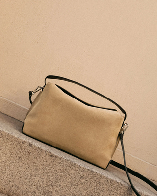 Flattered Helia Handbag Suede Sand