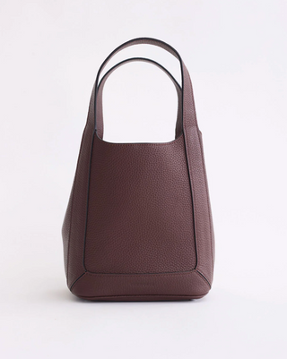 The Horse Alexi Tote Bag in Coffee Pebbled Leather