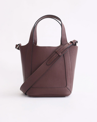 The Horse Alexi Tote Bag in Coffee Pebbled Leather