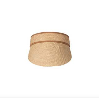 Lack of Color Linen Visor in Natural