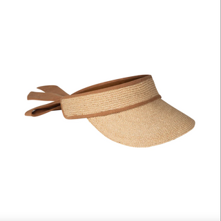 Lack of Color Linen Visor in Natural