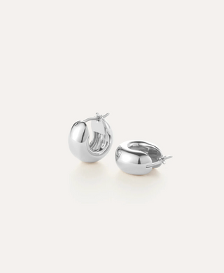 Jenny Bird Mini Tome Earrings in Silver