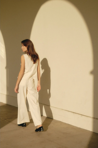 Mod Ref The Vera Pants in Cream