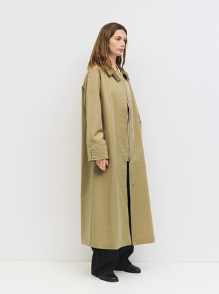 Mod Ref The Emilie Trench Coat in Khaki
