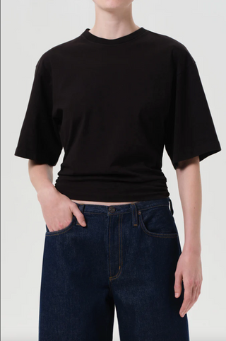 Agolde Shari Tee in Black