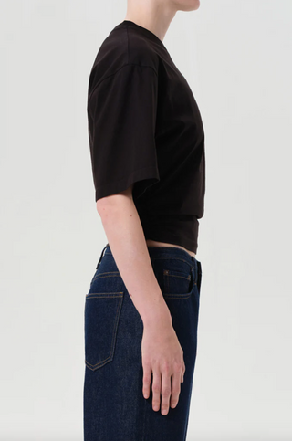 Agolde Shari Tee in Black