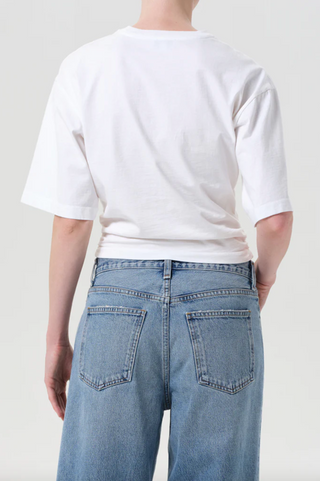 Agolde Shari Tee in White