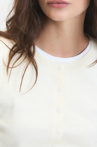 Deluc Clark Cardigan - Ecru