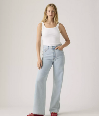 Levi's Ribcage Wide Leg 32" - Of Course Stone