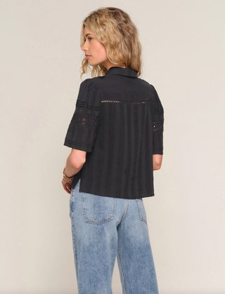 Heartloom Carmen Top - Black