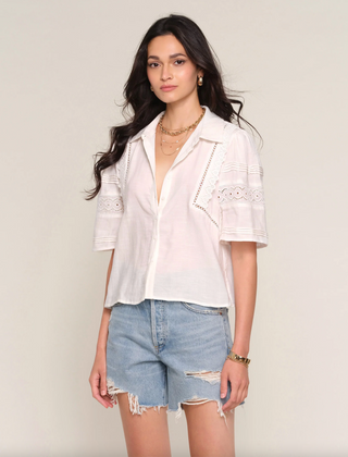 Heartloom Carmen Top - Ivory