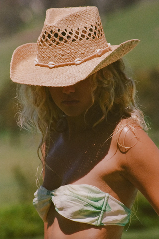 Lack of Color Seashell Cowboy Hat - Natural